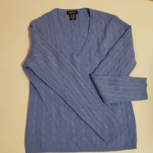 Cashmere cable sweater